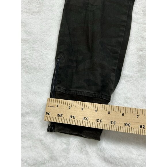 Level 99 Women’s Skinny  Utility Jogger Sz 27  Camo Stretch Neon Ankle Zip Pants - Picture 4 of 10